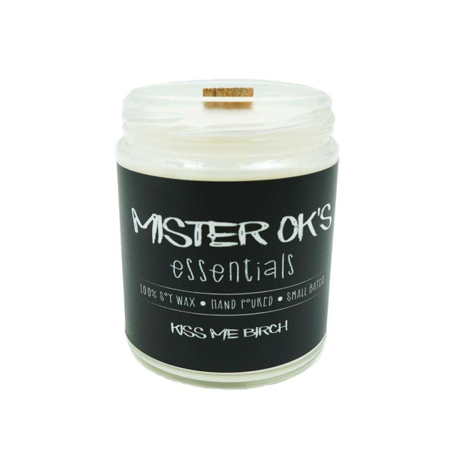 Gifts * | Mister Ok'S Essentials Kiss Me Birch Candle Support Minority Owned Businesses Default