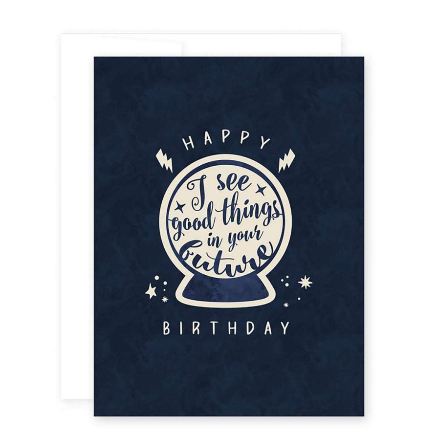 Gifts * | April Black Happy Birthday Psychic Card For Mom