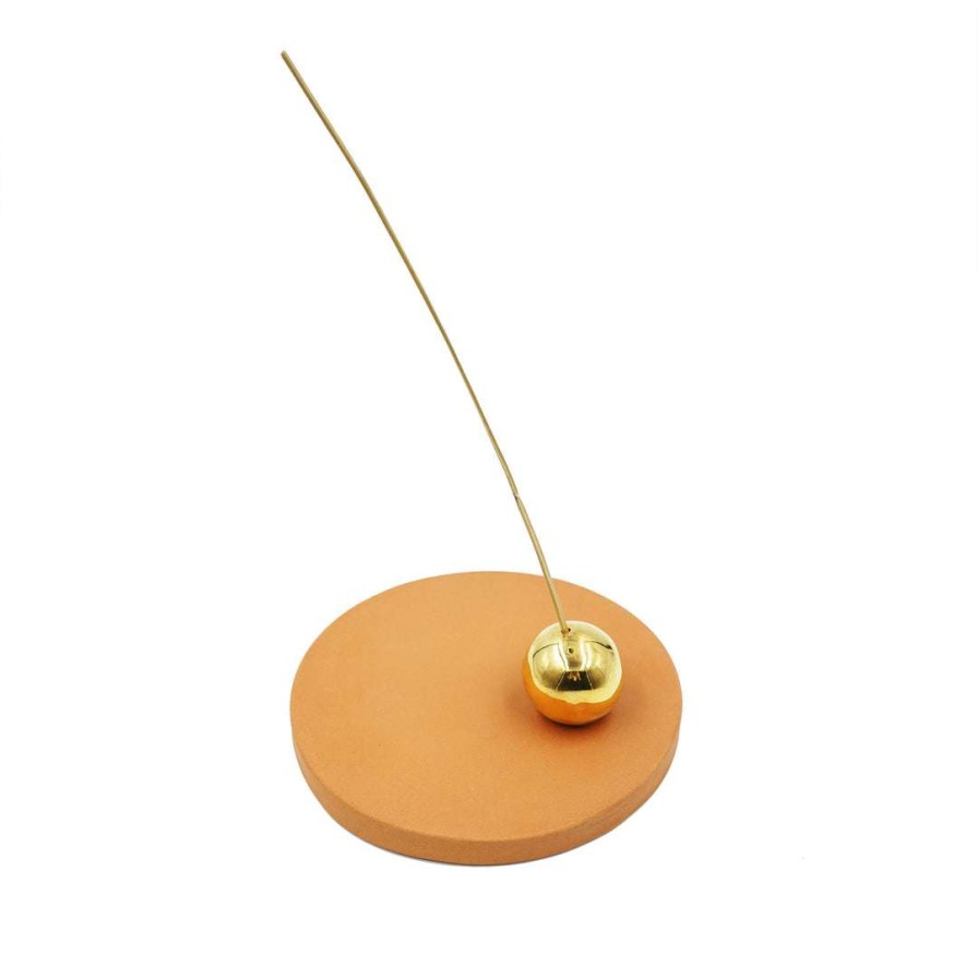 Home * | The Pursuits Of Happiness Incense Holder Terracotta/Gold