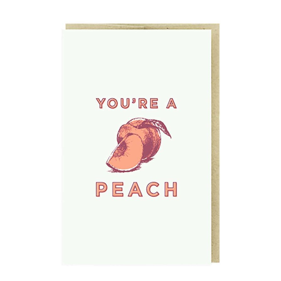 Gifts * | Pike Street Press For Mom You'Re A Peach Card Default