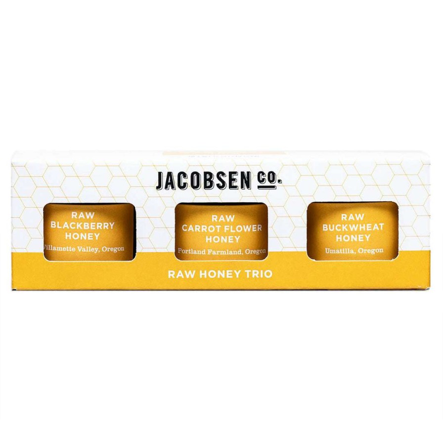 Home * | Jacobsen Salt Co. Food Raw Honey Trio Default