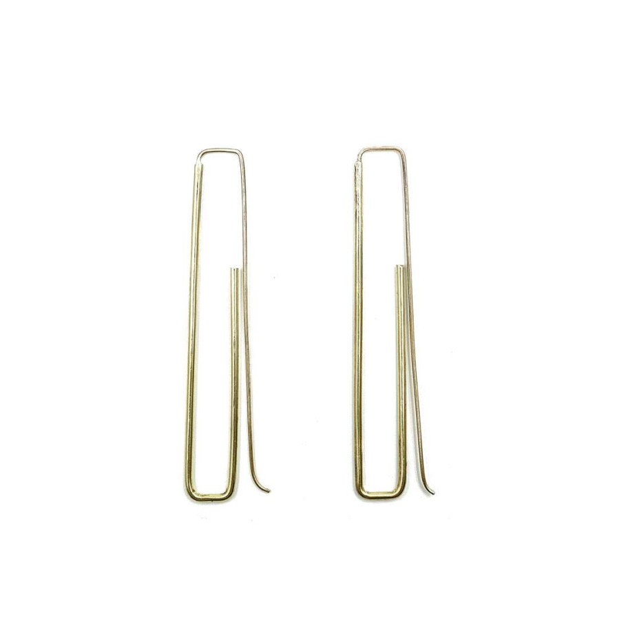 Jewelry * | Julie Cooper Designs Brass Emmy Earrings