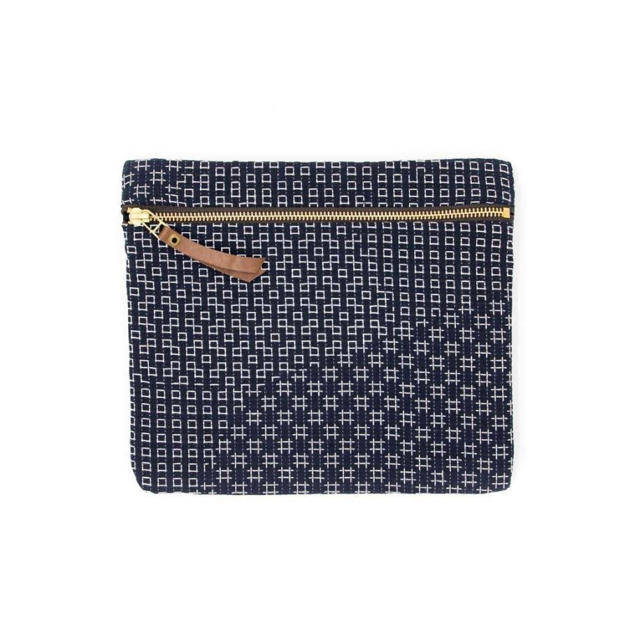 Accessories * | Kiriko Accessories Large Flat Zipper Pouch