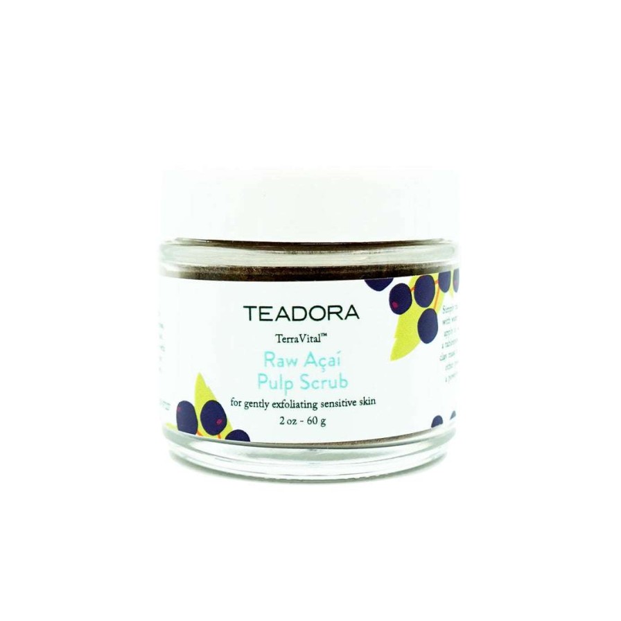 Apothecary * | Teadora Raw Acai Pulp Scrub