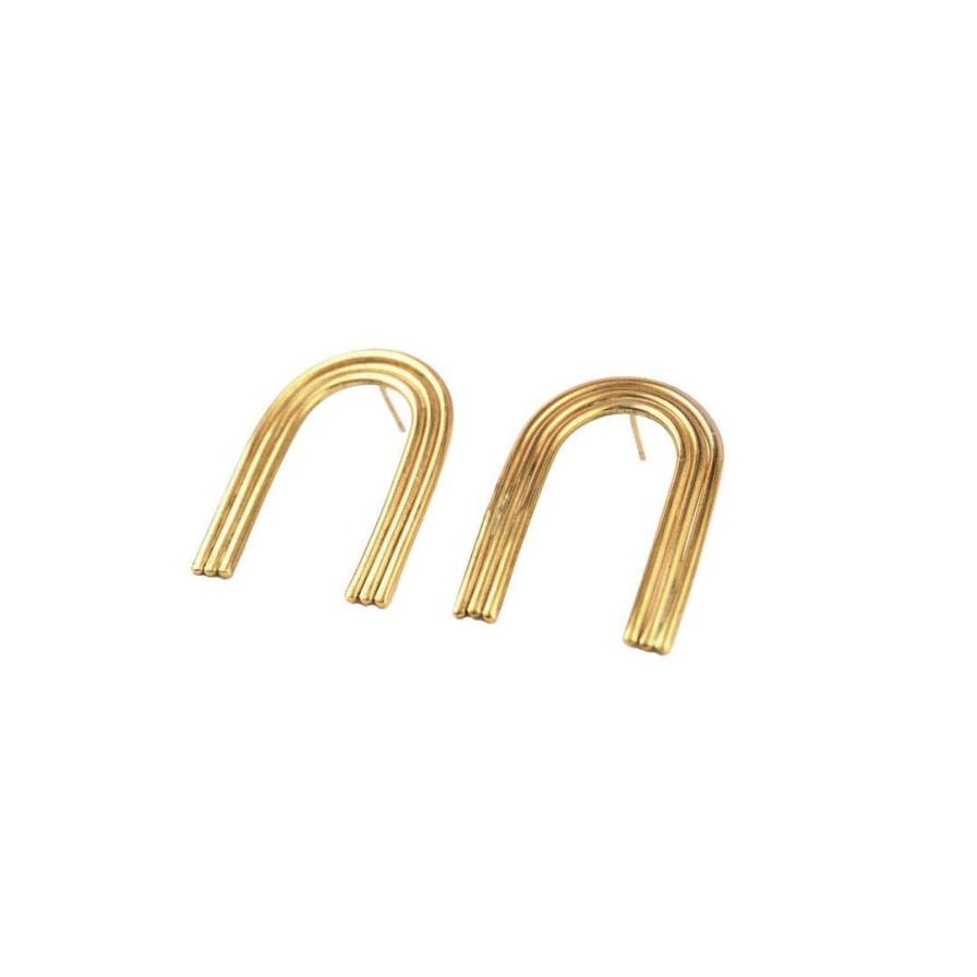 Jewelry * | Embr Large Arcos Studs Jewelry