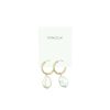 Gifts * | Minoux 14K Gold Hoops With Freshwater Coin Pearls Default