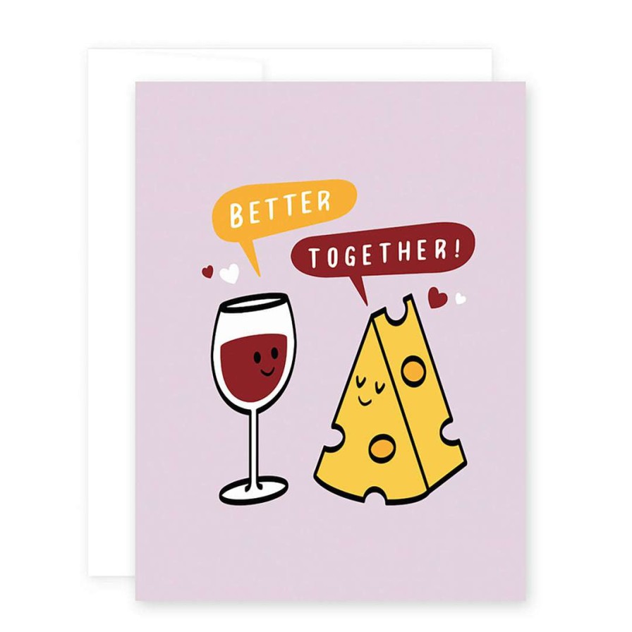 Gifts * | April Black Better Together Wine & Cheese Card For Grads