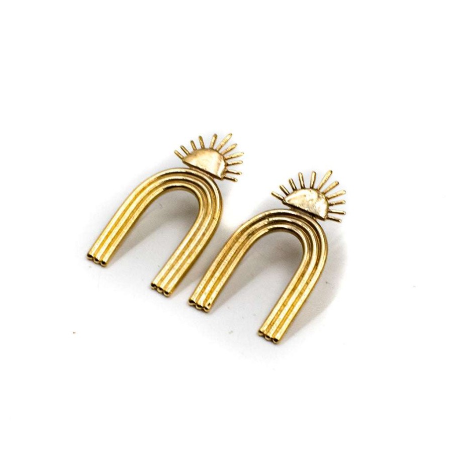 Jewelry * | Arch Rainbow Studs By Embr Jewelry