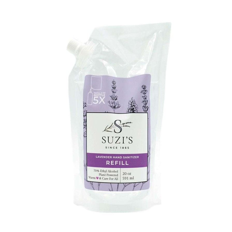 Apothecary * | Suzi'S Lavender Apothecary Lavender Hand Sanitizer 20Oz Refill