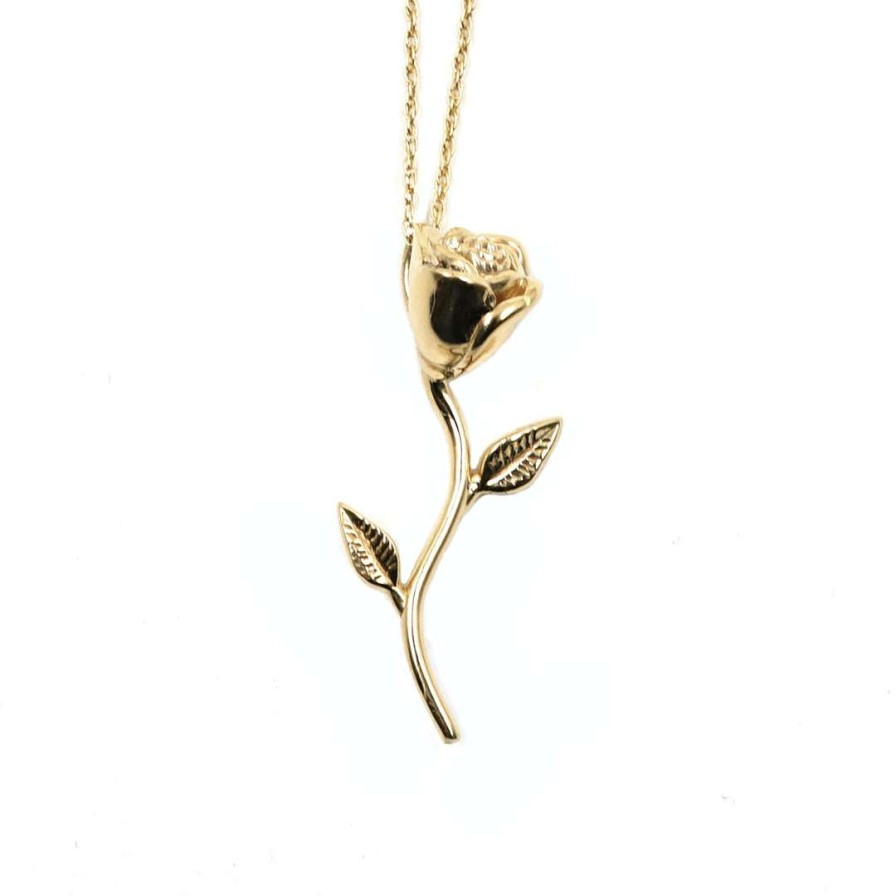 Gifts * | Madehere Pdx Rose City 18K Gold Pendant Necklace Jewelry Default