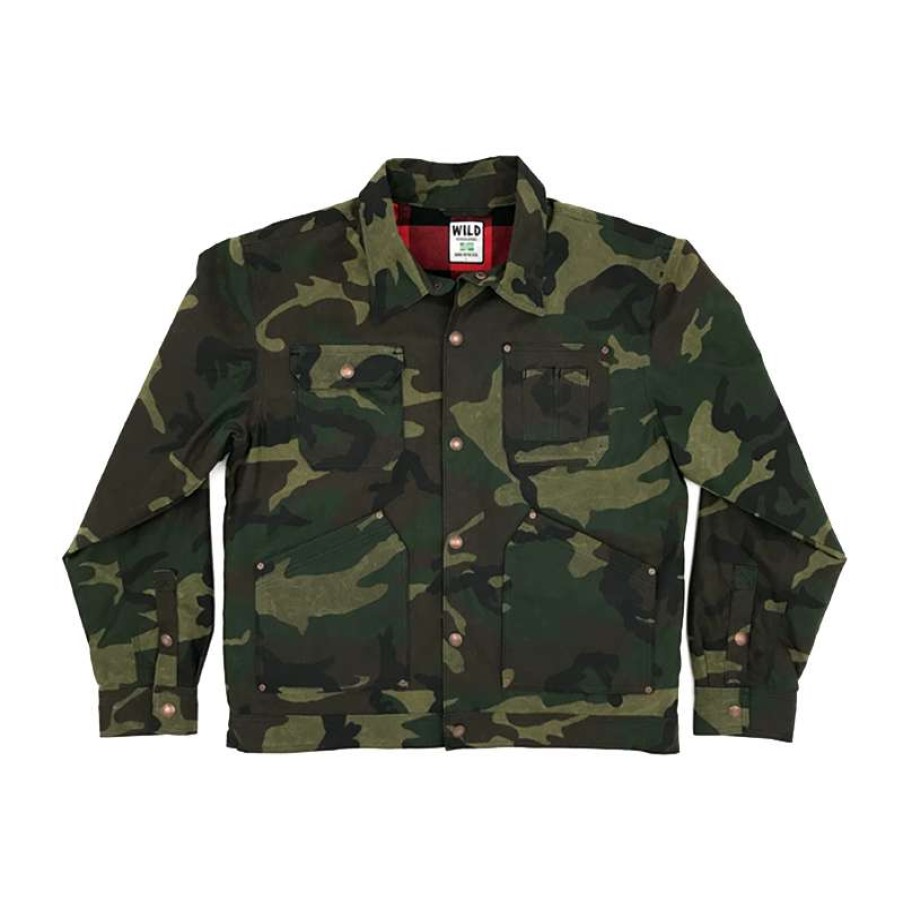 Apparel * | Wild Apparel Wpb Camo Chore Coat