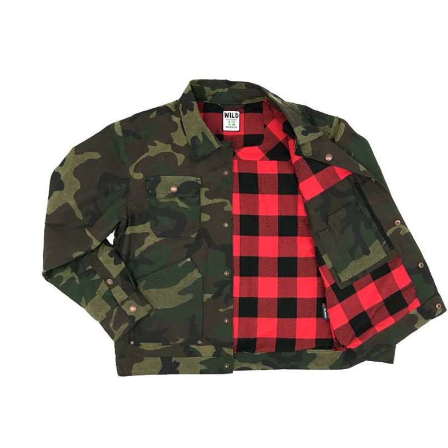 Apparel * | Wild Apparel Wpb Camo Chore Coat