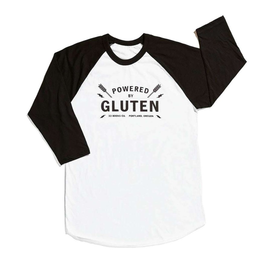 Gifts * | 33 Books Co. Powered By Gluten Ringer Shirt