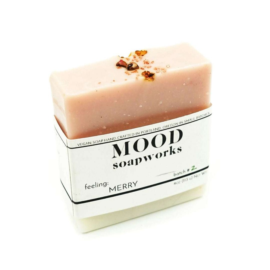 Apothecary * | Mood Soapworks Apothecary Merry Bar Soap