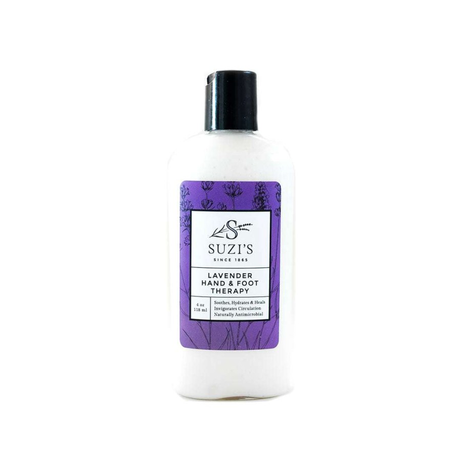 Apothecary * | Suzi'S Lavender Apothecary Hand & Foot Therapy Lotion 4Oz