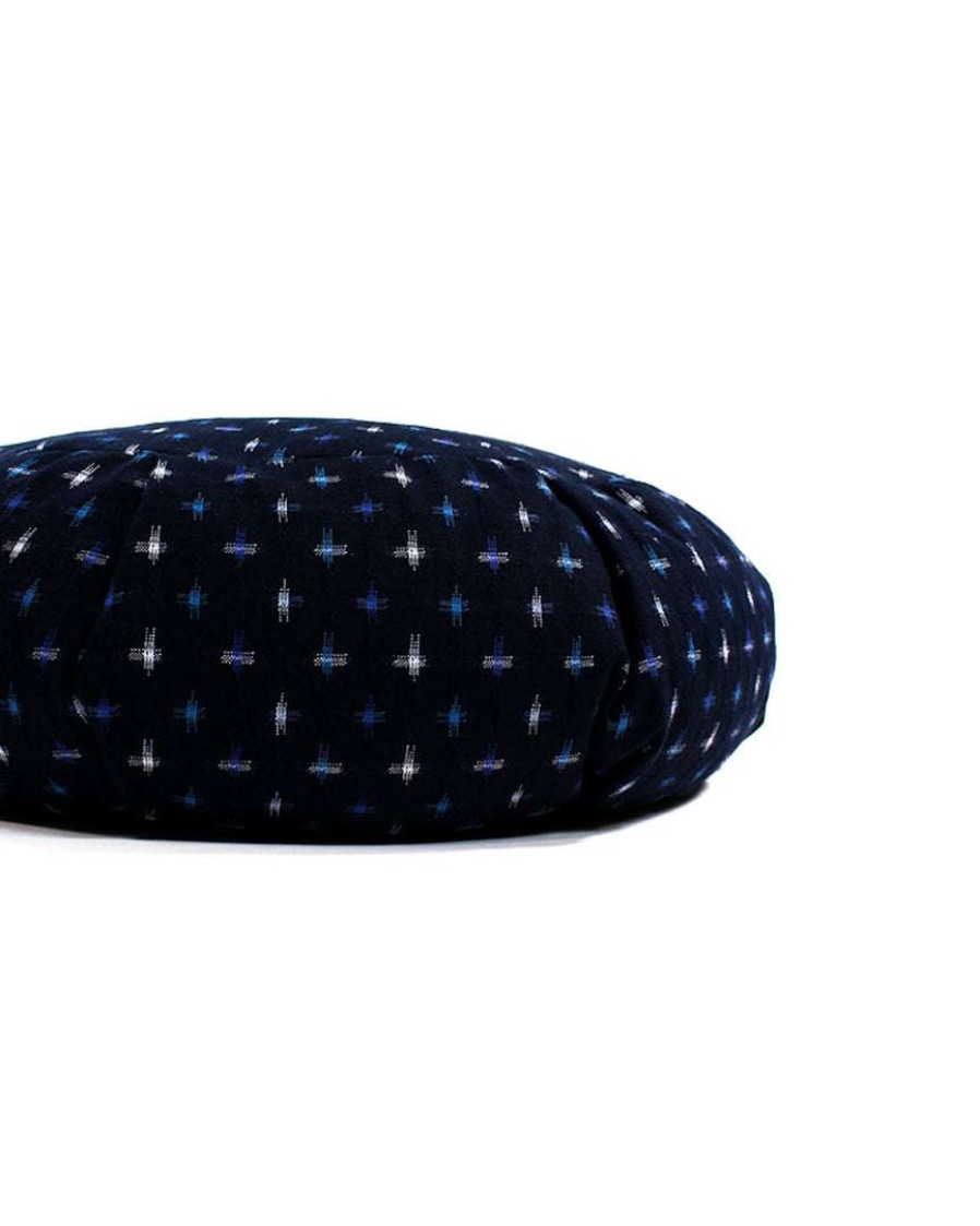 Gifts * | For The Newlyweds Zafu Meditation Pillow By Kiriko Indigo/Blue/White Jyuji