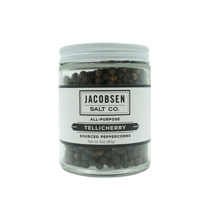 Home * | Jacobsen Salt Co. Sourced Black Tellicherry Peppercorns Jar